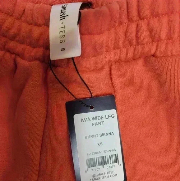 Smash + Tess Ava Wide Leg Pant Burnt Sienna  Size XS - Picture 4 of 4